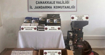 Lapseki'de kaçakçılık operasyonu düzenlendi