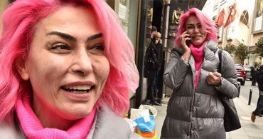 Leyla Bilginel Pembe Saçlarıyla Dikkat Çekti