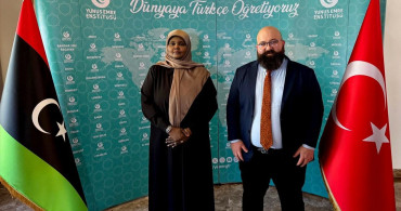 Libya Kültür Bakanı Mebruke Tugi, Trablus’taki Yunus Emre Enstitüsünü Ziyaret Etti