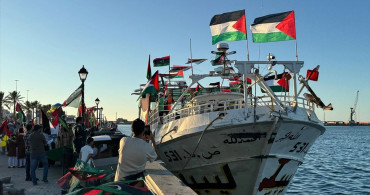 Ömer Muhtar Gemisi, Küresel Sumud Filosu İçin Libya’dan Demir Aldı
