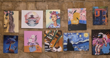 Lübnanlı Çocukların Umut Dolu Tablo Sergisi