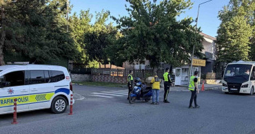 Lüleburgaz'da Motosiklet Denetimlerine Arife Günü Yoğun İlgi