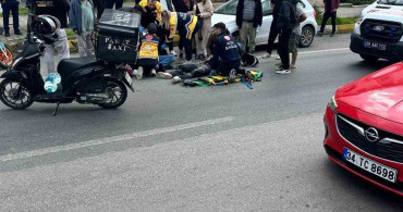 Lüleburgaz'da Motosiklet Kazası: 2 Genç Yaralı