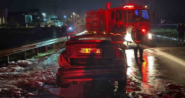 Lüleburgaz'da Zincirleme Kaza: 2 Yaralı, 1 Araç Yandı