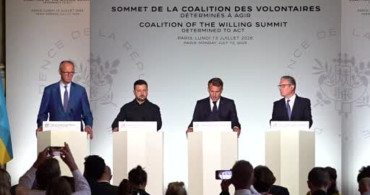 Macron: Koalisyonun Ukrayna için oluşturduğu çok uluslu güç, harekete geçmeye hazır
