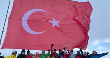 Madur Dağı'nda Türk Bayrağı Yenilendi