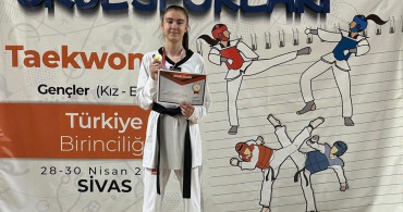 Makedonya'da Altın Madalya Kazanan Öğrenci Türkiye Şampiyonu Oldu
