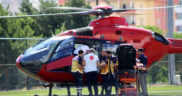 Malatya'da Acil Durum: Ambulans Helikopter Sağlık İçin Havalandı
