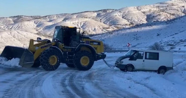 Malatya'da Karla Mücadele Başarıyla Sonuçlandı