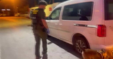 Malatya'da uygulama noktasında 1 kilo metamfetamin ele geçirildi