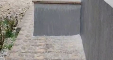 Malatya'da Yoğun Dolu Yağışı