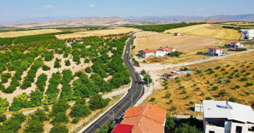 Malatya'da yol çalışmaları devam ediyor