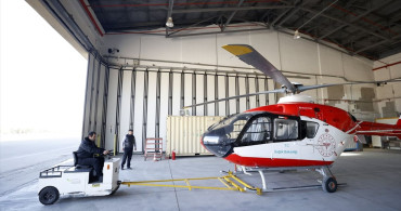 Malatya'daki Ambulans Helikopterin Sağlık Hizmetleri