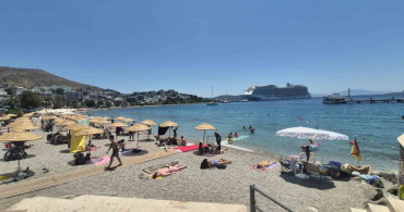 Malta bayraklı 'Aroya' adlı dev yolcu gemisi Bodrum’a ulaştı