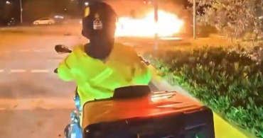 Maltepe sahilinde 4 kişinin yaralandığı otomobil kazası