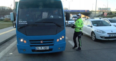 Maltepe'de Fazla Yolcu Alan Minibüs Şoförüne Ceza!