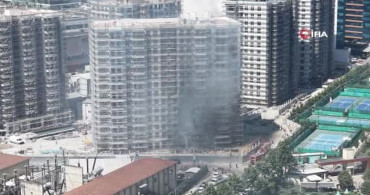Maltepe'de İnşaat Yangını
