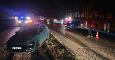 Manavgat'ta 3 aracın karıştığı zincirleme kaza: 1 yaralı