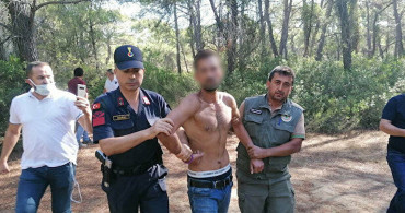 Manavgat'ta Ormanı Yakarken Yakalandı