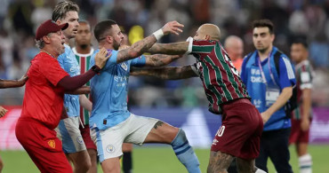 Manchester City- Fluminense maçında gerginlik! Felipe Melo ile futbolcular arasında tansiyon yükseldi