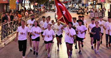 Manisa'da 15 Temmuz sancak koşusu gerçekleştirildi