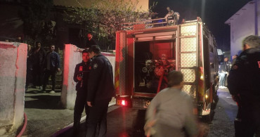 Manisa'da Kayınvalide ve Kayınpederin Dairesine Yangın İhbarı