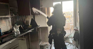 Mardin’de apartman dairesinde yangın söndürüldü