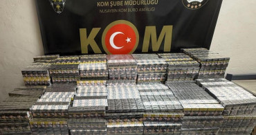 Mardin'de Kaçak Sigara Operasyonu