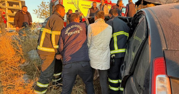 Mardin'de Şarampole Devrilen Araçta Üç Kişi Yaralandı