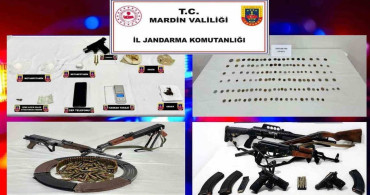 Mardin'de Silah ve Tarihi Eser Kaçakçılığına Operasyon