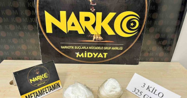 Mardin'de Uyuşturucu Operasyonu: 3 Kilogram Metamfetamin Ele Geçirildi