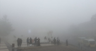 Mardin'de Yoğun Sis Hayatı Olumsuz Etkiledi