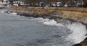 Marmara Denizi'nde Poyraz
