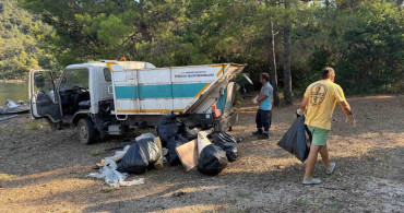 Marmaris çamurlubük ve İnBükü'nde temizlik seferberliği