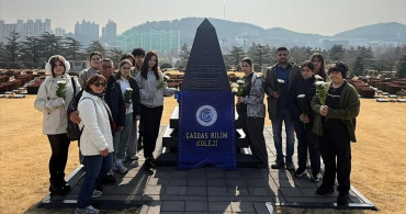 Marmarisli Öğrenciler Kore'de Türk Şehitliğini Ziyaret Etti