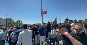 Marmaris'te esnaf, kapalı çarşı düzenlemelerini protesto etti