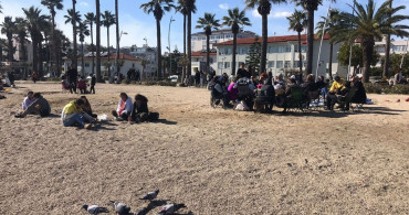 Marmaris'te Şubat soğuğu yaşanmıyor! Yerli turist denize girmeye başladı