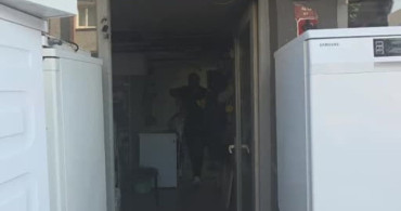 Martı yavrusu beyaz eşya tamircisini karıştırdı