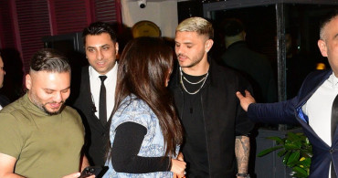 Mauro Icardi ve Wanda Nara İstanbul sokaklarında: Taraftarlardan sevgi seli