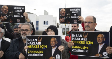 MAZLUMDER Üyelerinden Raşid el-Gannuşi İçin Protesto