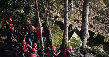 Melen Çayı'nda Sel Tatbikatı Gerçekleştirildi