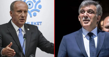 Memleket Partisi Genel Başkanı Muharrem İnce Millet İttifakı'nın Başkan Adayının Abdullah Gül Olduğunu İddia Etti!