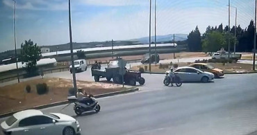Menderes’te hatalı dönüş motosiklet sürücüsünü yaraladı