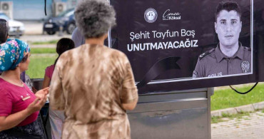 Menteşe belediyesi şehit polis memuru için lokma hayrı düzenledi