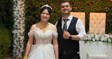 Menteşe’den Vietnam’a uzanan aşk mutlulukla taçlandı