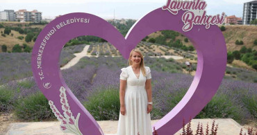 Merkezefendi'nin lavanta bahçesi, yaz aylarında ilgi odağı