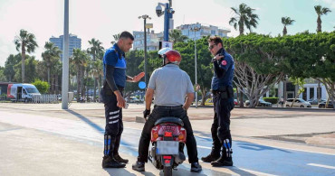 Mersin sahilinde EDS dönemi: 3 bin sürücüye ceza