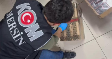 Mersin'de Kaçak Parfüm Operasyonu