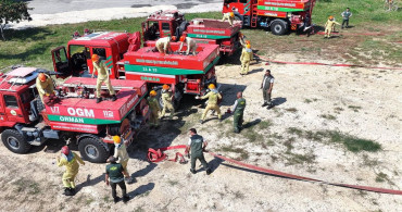 Mersin'de Orman Yangınları İçin Tatbikat Gerçekleştirildi