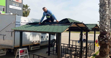 Mersin'de Park ve Yeşil Alanlarda Bakım Seferberliği